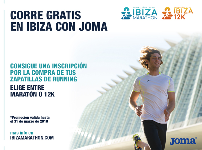 Hazte con tu Joma y consigue una inscripción gratuita para el Ibiza Marathon - World