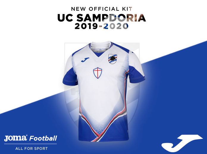 Joma presenta la segunda equipación de Sampdoria 2019-2020 - Joma