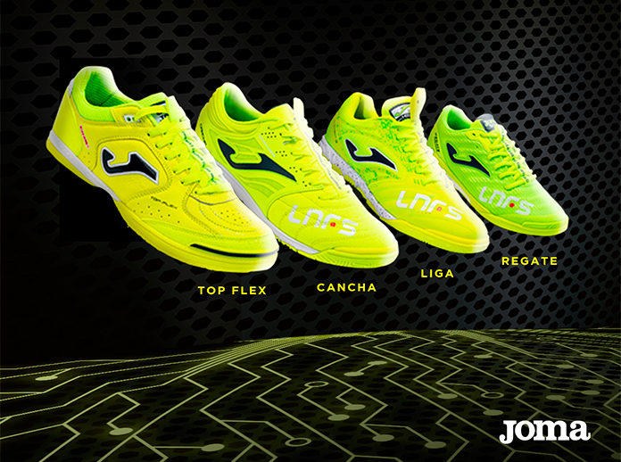 Joma lanza una edición especial para la LNFS de cuatro modelos de zapatillas  - Joma World