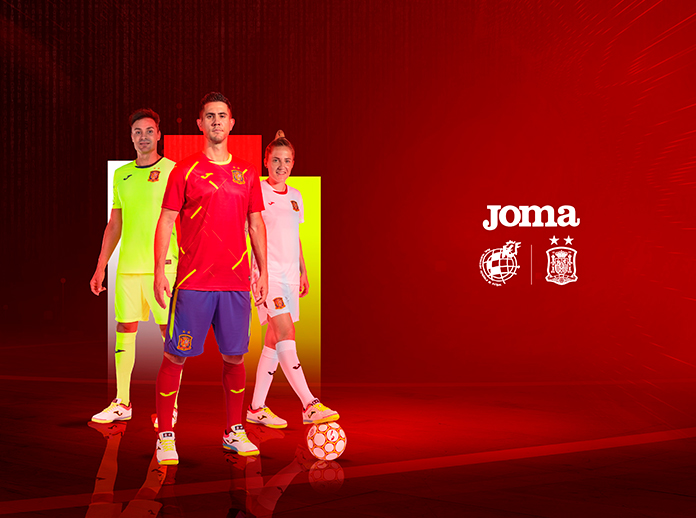 molécula Pintura Malgastar Joma presenta la colección oficial para la Selección Española de Fútbol  Sala - Joma World
