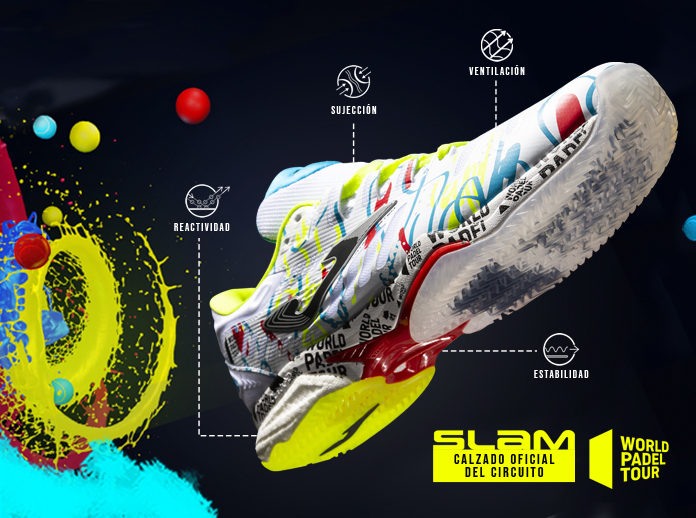 Joma renews the official shoe of the World Padel Tour - Joma World