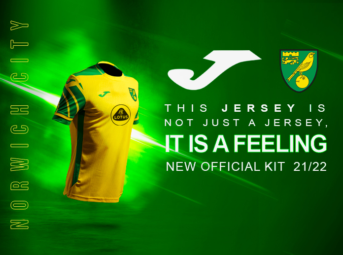 norwich city home jersey