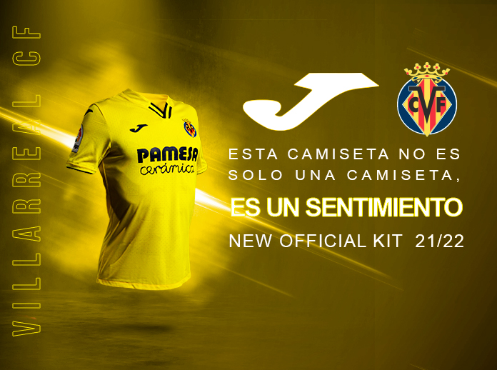 Camiseta Joma Villarreal niño 2021 2022 amarilla