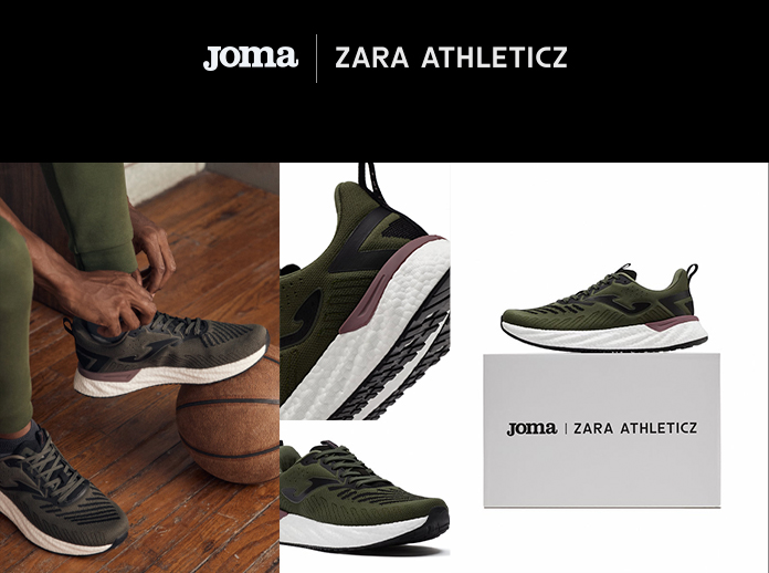 A Zara escolheu a Joma como a marca eleita para seus calçados