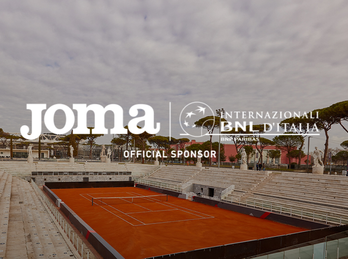 Joma, sponsor técnico del Master 1000 de Tenis de Roma Joma World