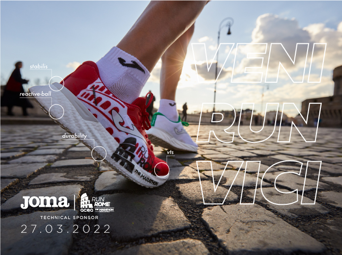 Joma presenta Storm Viper Run Rome Marathon 2022 Joma World