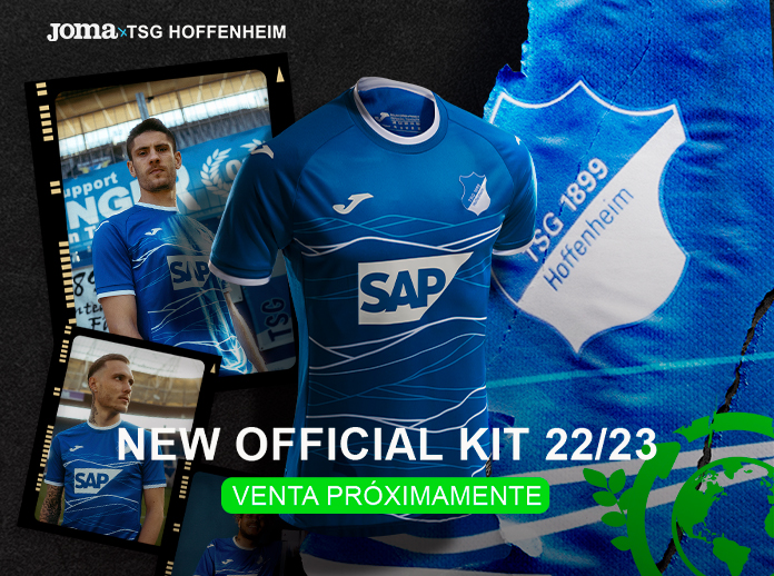 y el TSG presentan primera camiseta oficial para la temporada 2022/2023 - Joma World