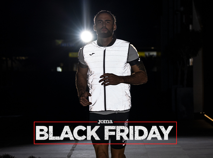 Guy wearing running clothes for Black Friday