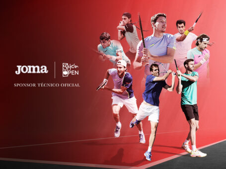 Tenistas Joma en el Gijón Open.