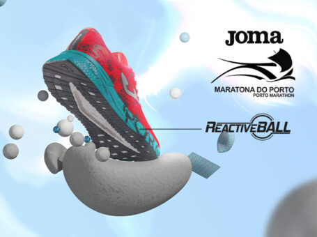 Zapatilla oficial del Maratón de Oporto con diseño exclusivo de Joma.