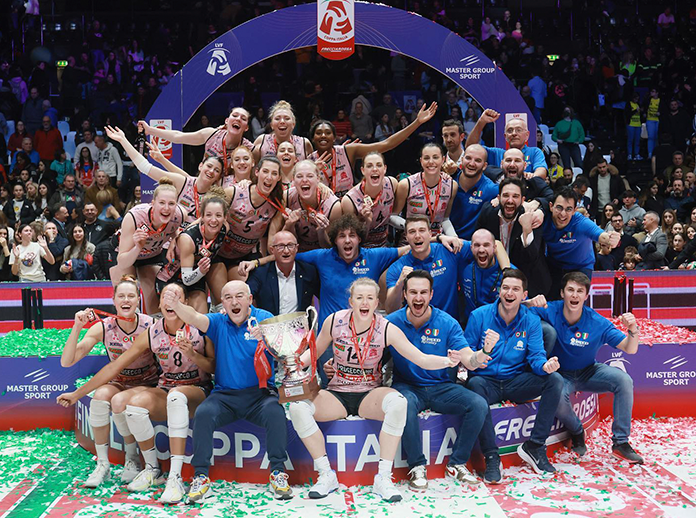 The #JomaTeam Imoco Volley is triumphant in the Coppa Italia - Joma World