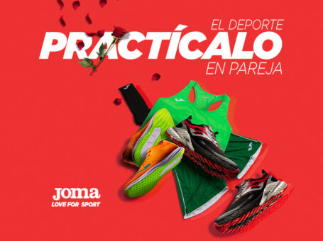 Imagen de la promoción de Joma para San Valentín 2023.