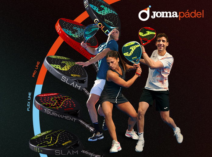 Joma launches the most advanced collection of padel rackets - Joma World