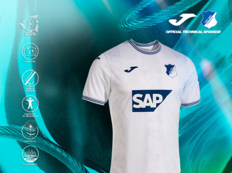 Segunda camiseta del TSG Hoffenheim para la temporada 2023/2024.