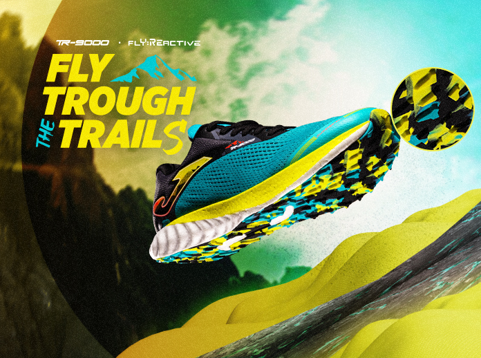 “Vuela por las pistas” con las zapatillas de trail running TR-9000