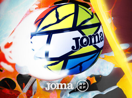 Nuevo balón oficial de Joma para la RFEF fútbol sala.