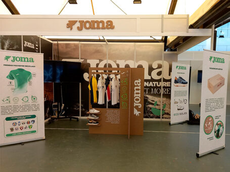 Stand de Joma en el Sport Sustainability Summit.