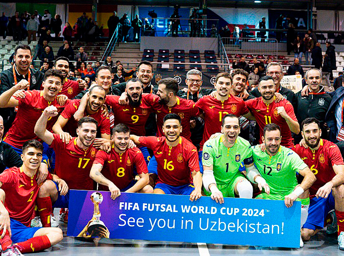 España campeón mundo conjunto oficial