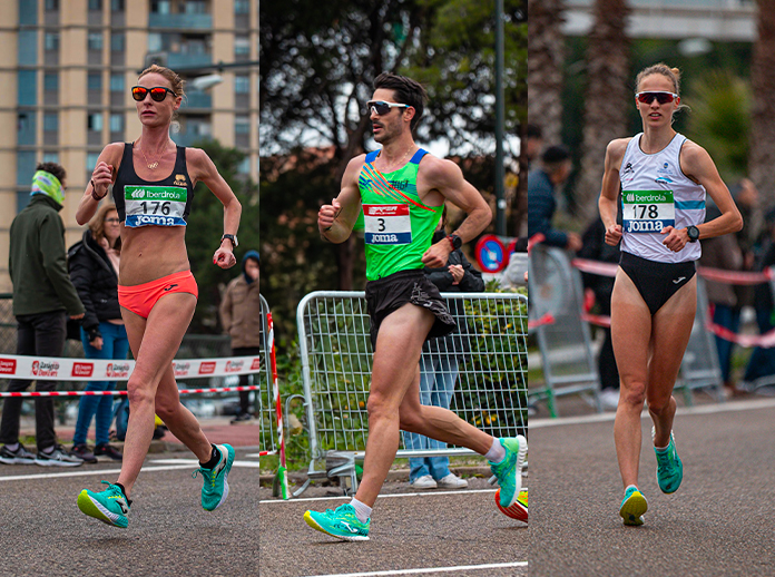 Corredores Joma en el Campeonato de España de Marcha.