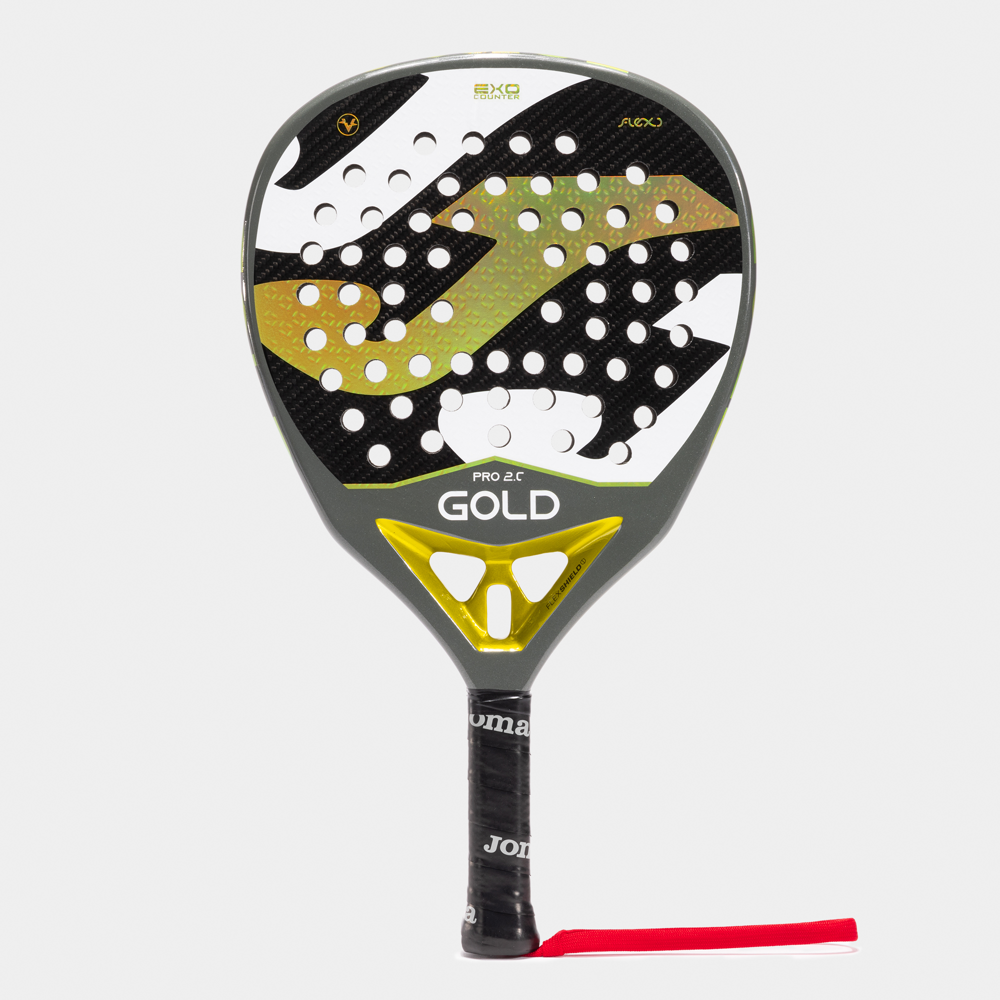 Raquette De Padel Joma Rookie - Forme Ronde, Fibre De Verre, Noyau EVA Soft, Pour Débutants Et Joueurs Occasionnels