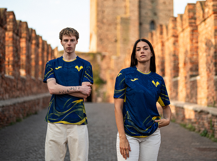 Pantaloncini Calcio Ufficiali Joma Hellas Verona Home 24-25 M