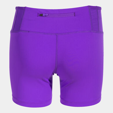 Leggings curtas mulher R-Trail Nature roxo