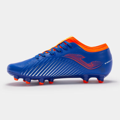 Scarpe calcio Propulsion Cup 23 terreno solido FG blu reale arancione fluorescente
