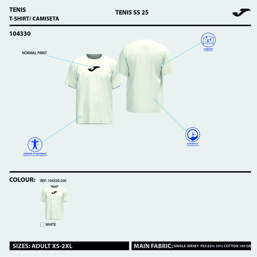 CAMISETA MANGA CORTA CHALLENGE