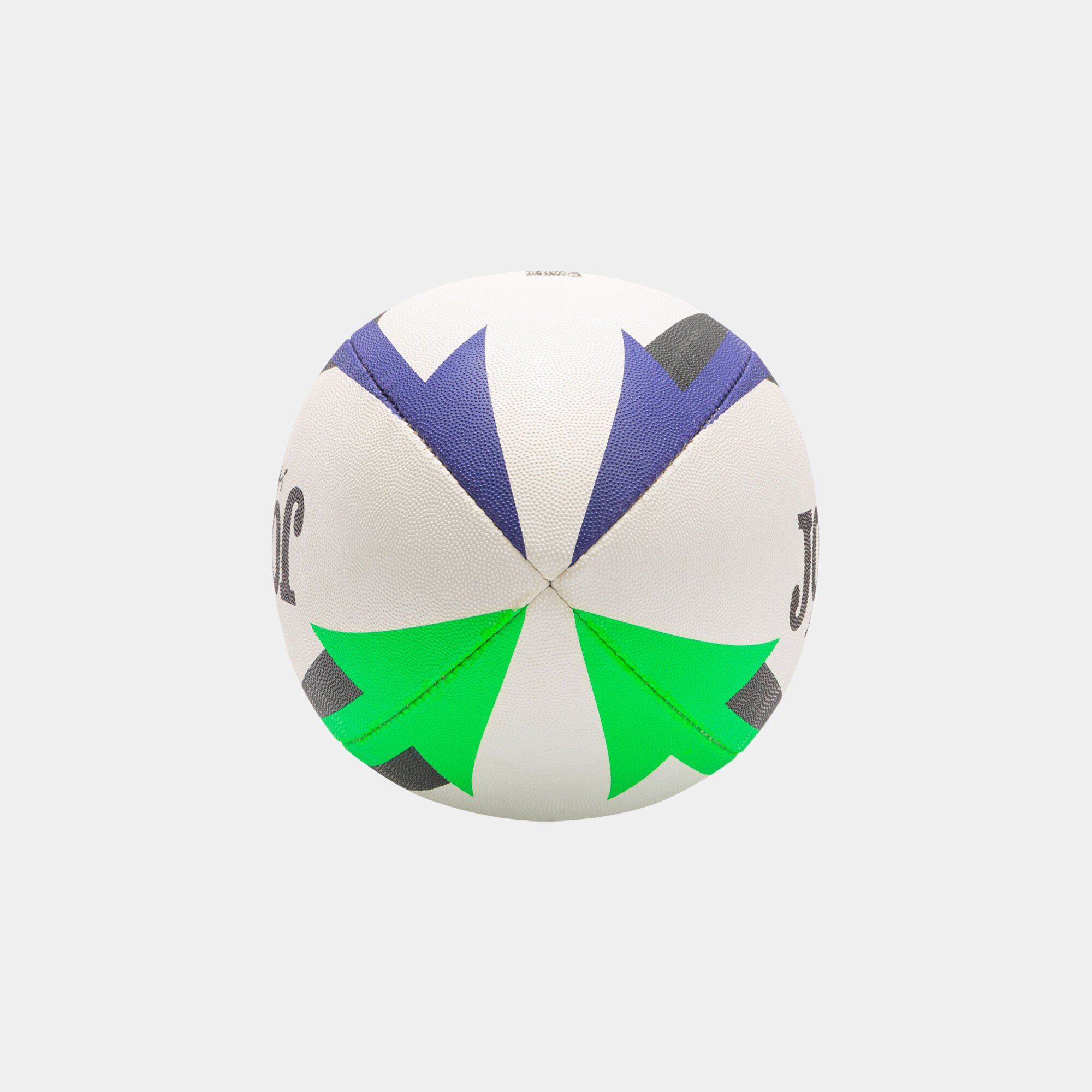 RUGBY BALL J-MAX WHITE GREEN ROYAL BLUE