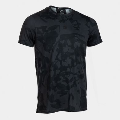 Camiseta manga corta hombre indoor negro