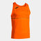 Sleeveless t-shirt man Record III orange