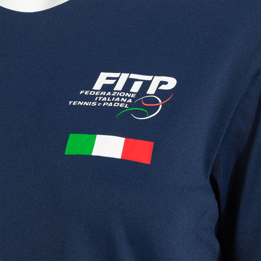 CAMISETA MANGA CORTA MUJER COMP. OFI. FED. ITALIA TENIS Y PADEL