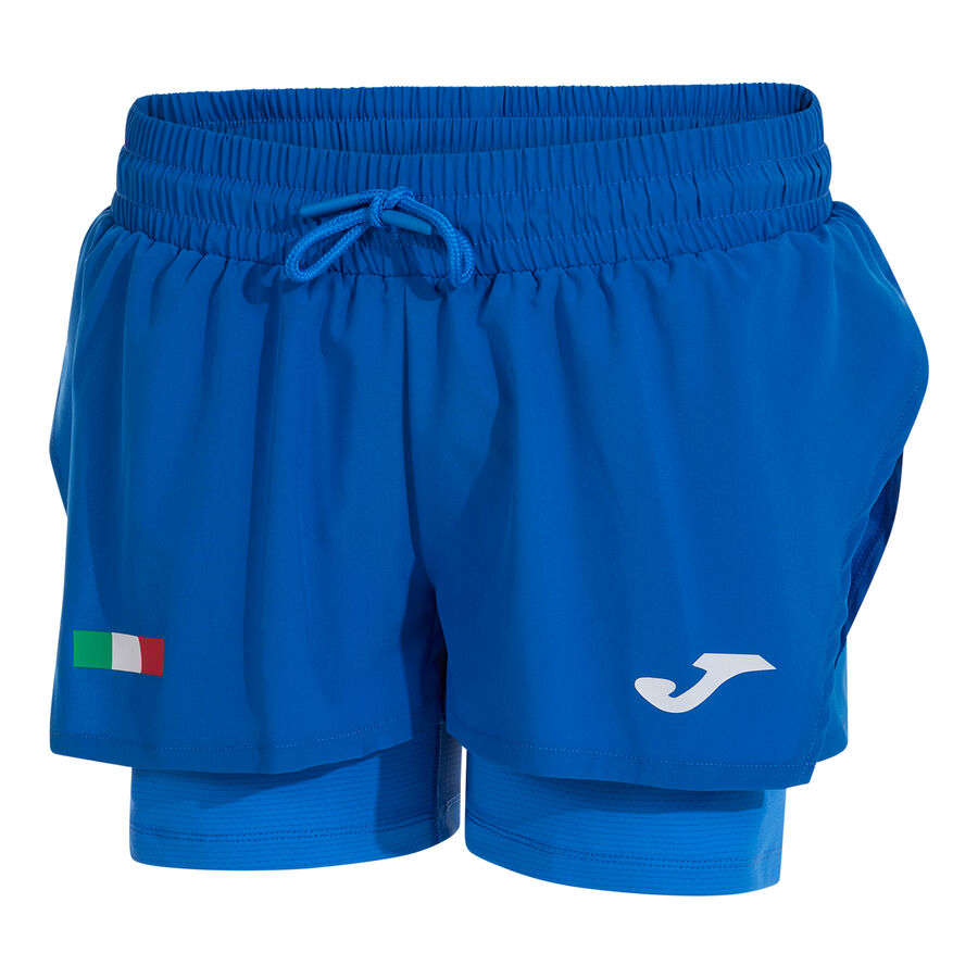 SHORT MUJER COMP. OFI. FED. ITALIA TENIS Y PADEL