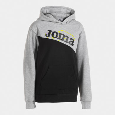 Hooded sweater boy Park navy blue melange gray