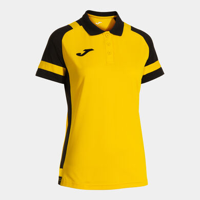 Polo shirt short-sleeve woman Lider yellow black