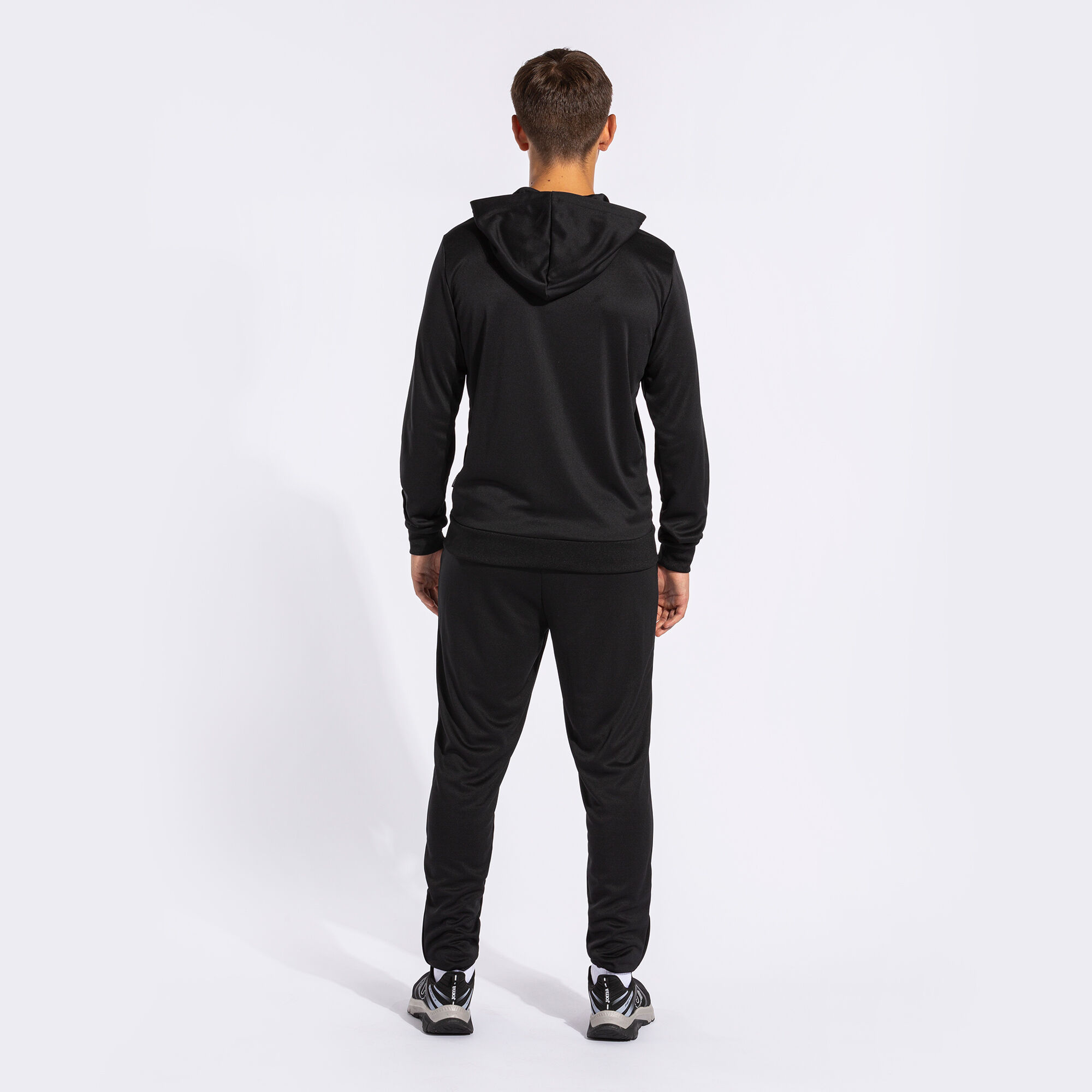 Joma black tracksuit bottoms cheap