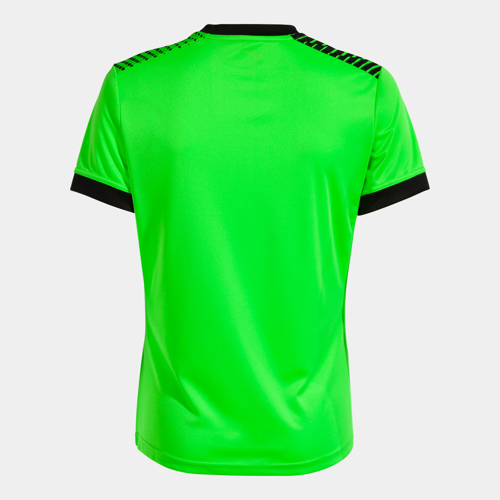 Koszulka z krótkim rękawem kobiety Eco Supernova fluorescencyjny zielony czarny