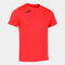 T-shirt manga curta homem Record II coral fluorescente