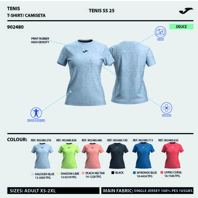 Shirt short sleeve woman Challenge blue