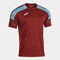 Tricou cu m&acirc;necă scurtă bărbaȚi Championship VIII bordo albastru deschis