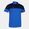 Kurzarm-poloshirt mann Crew V königsblau marineblau