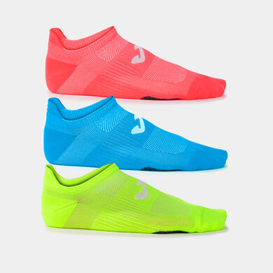 Osete unisex Running Night coral fosforescent galben fosforescent turcoaz