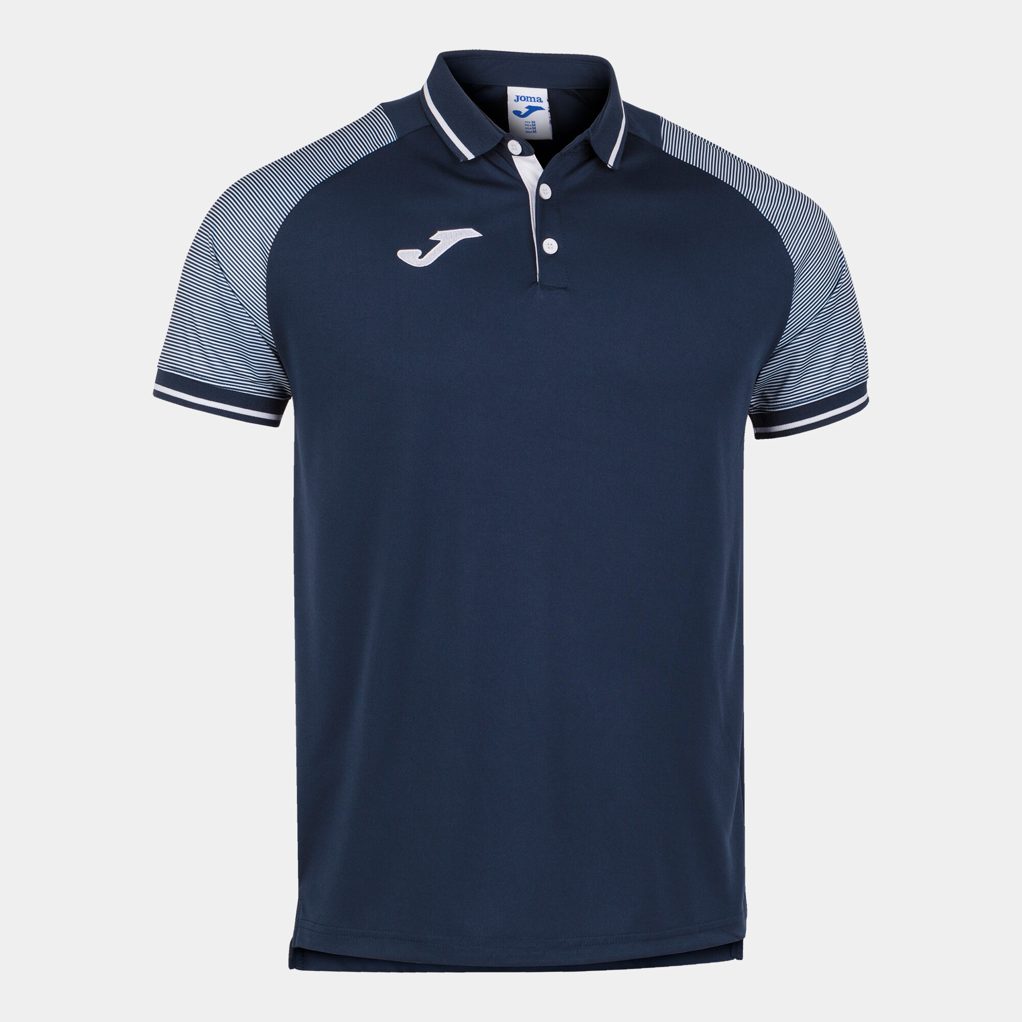 Polo shirt short-sleeve man Essential II navy blue white