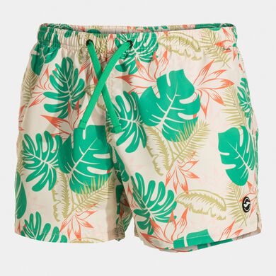 Schwimmshorts mann Santa Mónica beige grün
