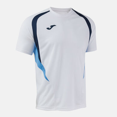 Maillot manches courtes homme CHAMPIONSHIP 20 blanc bleu ciel