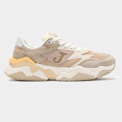 Zapatillas casual C1400 Lady 25 mujer beige rosa