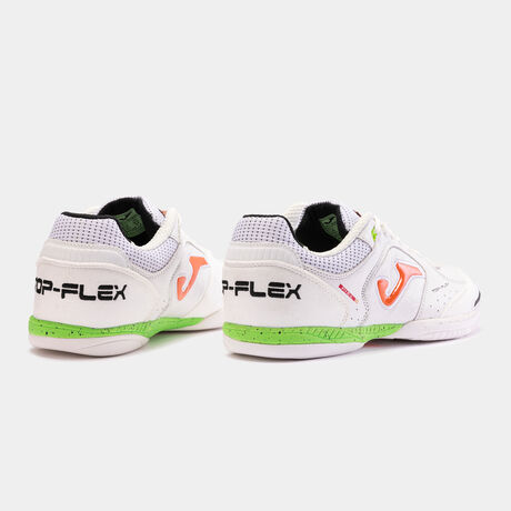 Futsal shoes Top Flex 21 indoor white green coral