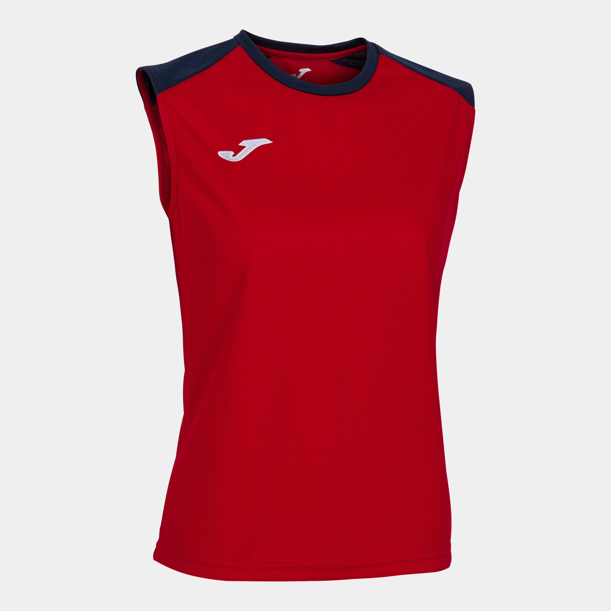 T-shirt de alça mulher Eco Championship vermelho azul marinho