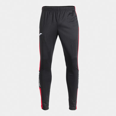 Pantal&oacute;n largo hombre Championship IV negro rojo