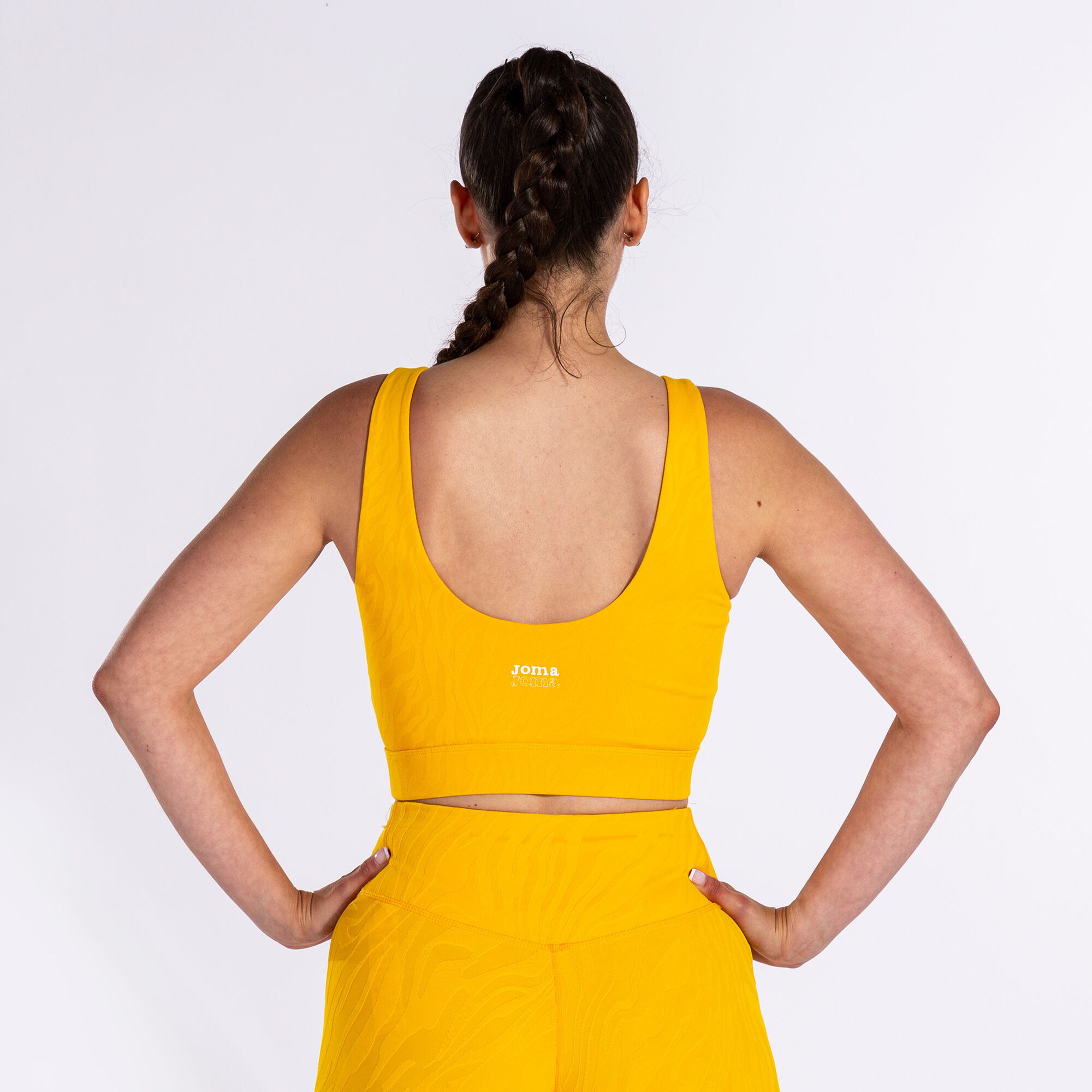 Sujetador deportivo mujer Daphne naranja JOMA